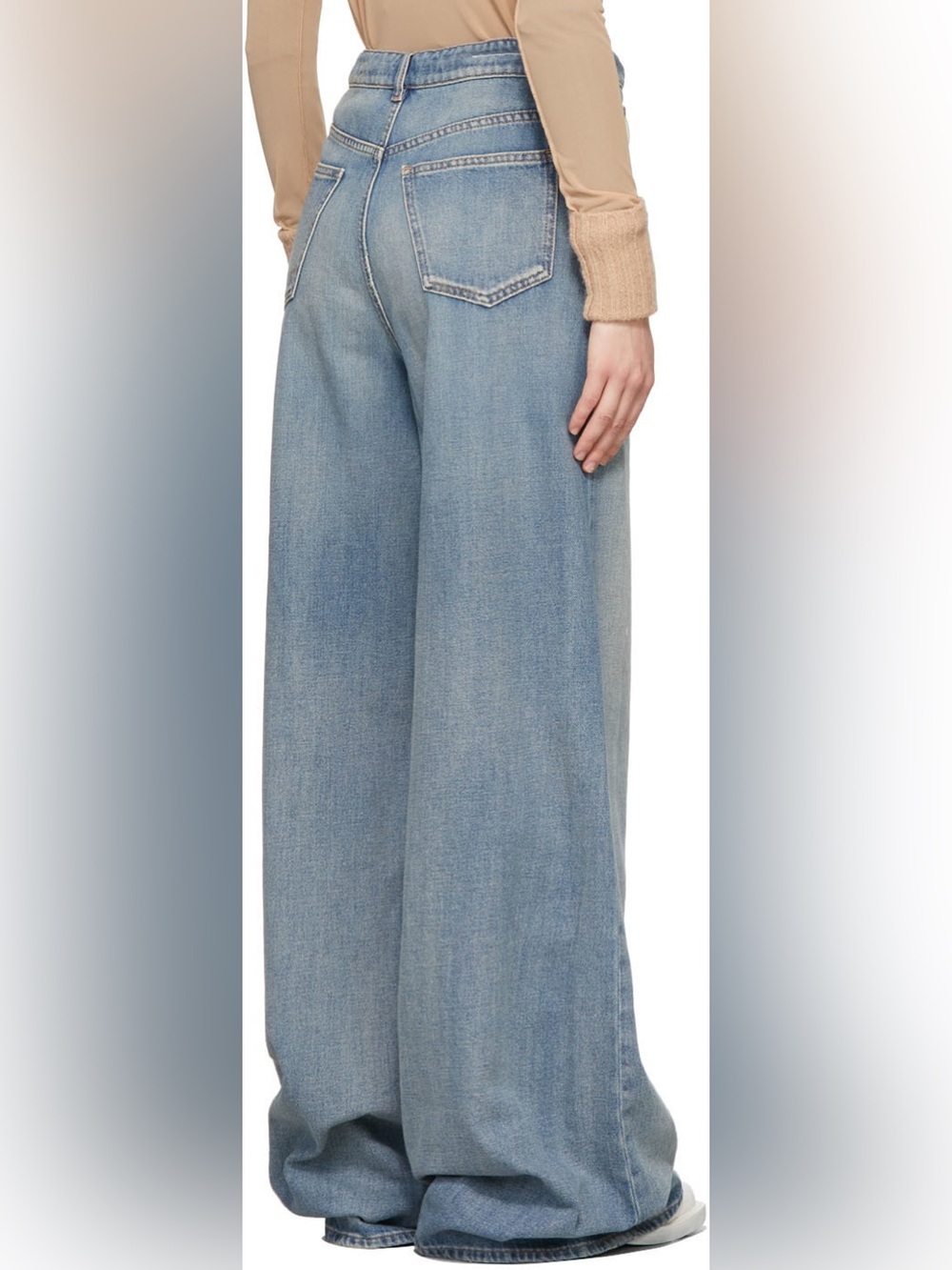 MM6 Maison Margiela Indigo 5 Pocket Shoe String Jeans - Picture 15 of 15